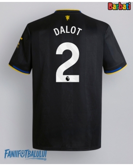 Manchester United Diogo Dalot #2 Tricou Fotbal Replică 2025-26 Barbati Treilea